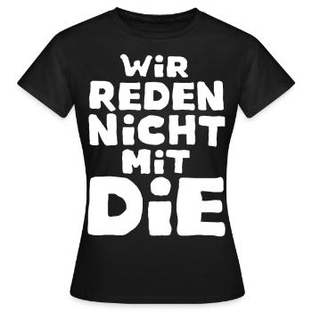 Diva - Spruch Ironie Sprüche lustig Geschenk - Frauen T-Shirt - Schwarz - Vorne - AI Model Female 172 dark (172cm)