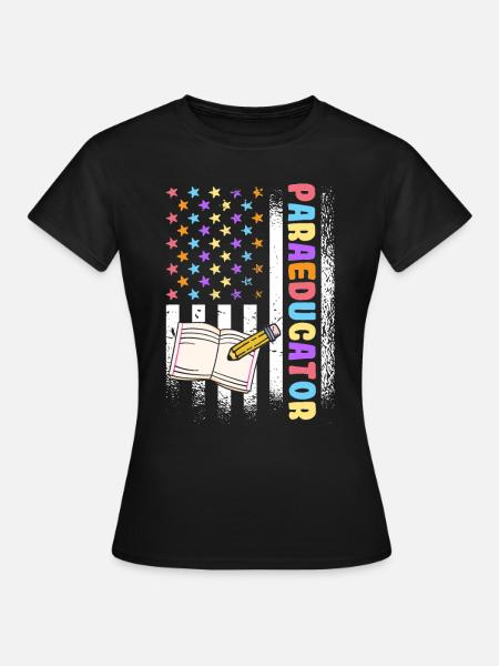 Klassenzimmer Assistent Paraprofessional US - Frauen T-Shirt - Schwarz