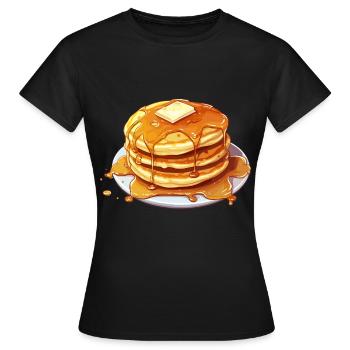 Journée nationale du sirop d’érable - Sucre et - T-shirt Femme - noir - Devant - AI Model Female 172 dark (172cm)