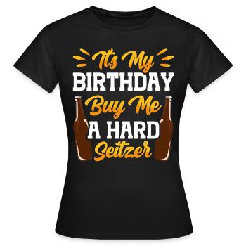 Crawled Pub Crawl Boire de l’alcool - T-shirt Femme - noir - Devant - AI Model Female 172 dark (172cm)