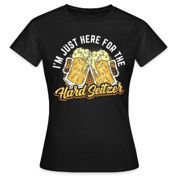 Crawled Pub Crawl Boire de l’alcool - T-shirt Femme - noir - Devant - AI Model Female 172 dark (172cm)