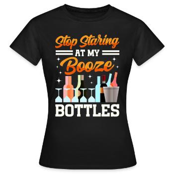 Crawled Pub Crawl Alcool Consommation d’alcool - T-shirt Femme - noir - Devant - AI Model Female 172 dark (172cm)