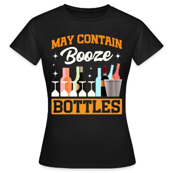Crawled Pub Crawl Alcool Consommation d’alcool - T-shirt Femme - noir - Devant - AI Model Female 172 dark (172cm)