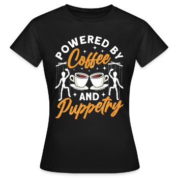 Puppeteer, puppeteer - Women's T-Shirt - black - Front - AI Model Female 172 dark (172cm)