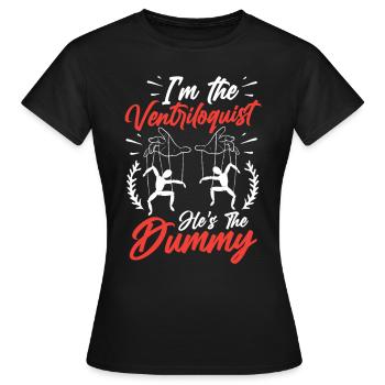 Puppeteer, puppeteer - Women's T-Shirt - black - Front - AI Model Female 172 dark (172cm)