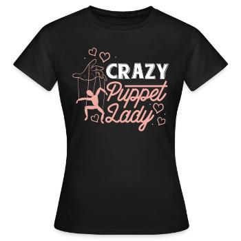 Puppeteer, puppeteer - Women's T-Shirt - black - Front - AI Model Female 172 dark (172cm)