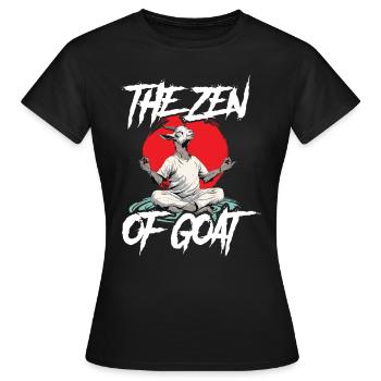 Ziegen-yoga-meditation, Yoga-kurs, Yoga - Frauen T-Shirt - Schwarz - Vorne - AI Model Female 172 dark (172cm)