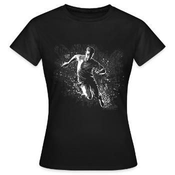 Conception de course pour les coureurs au marathon - T-shirt Femme - noir - Devant - AI Model Female 172 dark (172cm)