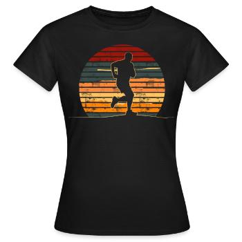Conception de course pour les coureurs au marathon - T-shirt Femme - noir - Devant - AI Model Female 172 dark (172cm)