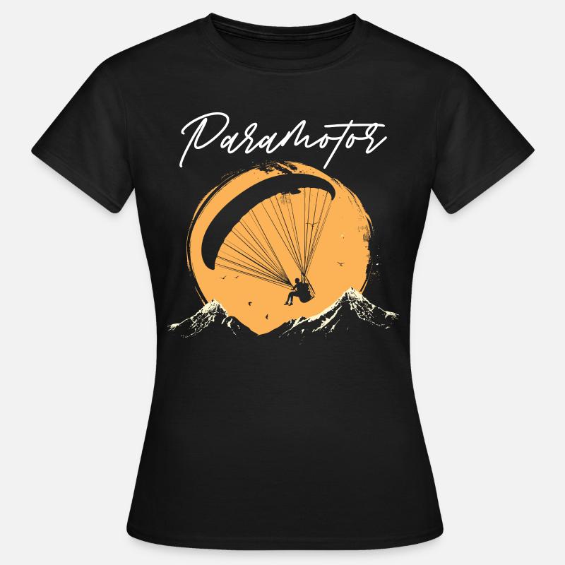 Paramoteur Paramoteur - T-shirt Femme - noir