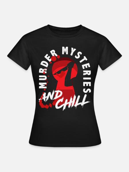 Krimidinner, Krimi-dinner - Frauen T-Shirt - Schwarz
