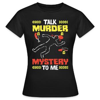 Murder Mystery Dinner, Murder Mystery Dinner - Women's T-Shirt - black - Front - AI Model Female 172 dark (172cm)