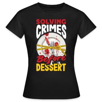 Murder Mystery Dinner, Murder Mystery Dinner - Women's T-Shirt - black - Front - AI Model Female 172 dark (172cm)