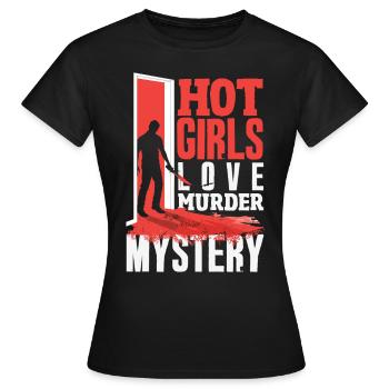 Murder Mystery Dinner, Murder Mystery Dinner - Women's T-Shirt - black - Front - AI Model Female 172 dark (172cm)