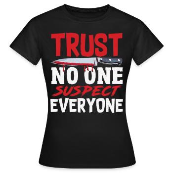 Murder Mystery Dinner, Murder Mystery Dinner - Women's T-Shirt - black - Front - AI Model Female 172 dark (172cm)