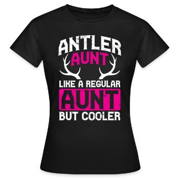 Chasse à l’échelle Chasse au chasseur d’écailles - T-shirt Femme - noir - Devant - AI Model Female 172 dark (172cm)