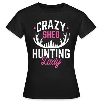 Chasse à l’échelle Chasse au chasseur d’écailles - T-shirt Femme - noir - Devant - AI Model Female 172 dark (172cm)