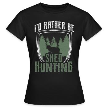 Chasse à l’échelle Chasse au chasseur d’écailles - T-shirt Femme - noir - Devant - AI Model Female 172 dark (172cm)