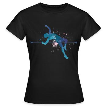 Athlétisme Jeux d’athlétisme - T-shirt Femme - noir - Devant - AI Model Female 172 dark (172cm)