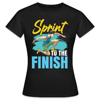 Athlétisme Jeux d’athlétisme - T-shirt Femme - noir - Devant - AI Model Female 172 dark (172cm)