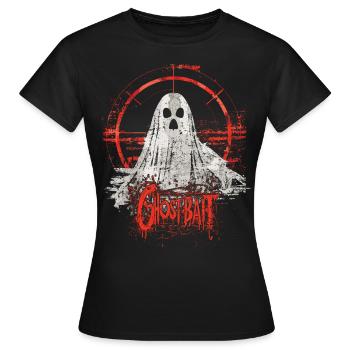 Appât fantôme Paranormal Chasseur de fantômes - T-shirt Femme - noir - Devant - AI Model Female 172 dark (172cm)