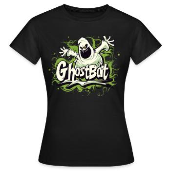 Appât fantôme Paranormal Chasseur de fantômes - T-shirt Femme - noir - Devant - AI Model Female 172 dark (172cm)