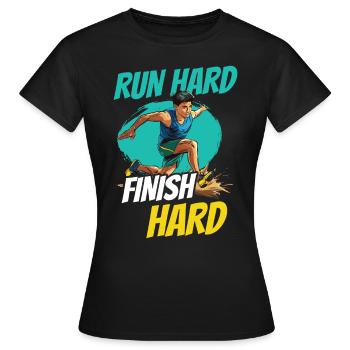 Athlétisme Jeux d’athlétisme - T-shirt Femme - noir - Devant - AI Model Female 172 dark (172cm)