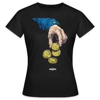 Coin Collector Definition Numismatics - Women's T-Shirt - black - Front - AI Model Female 172 dark (172cm)