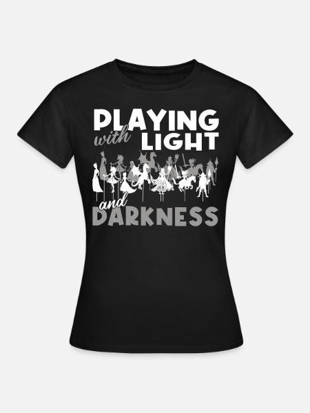 Handschattenpuppenspiel Puppen - Frauen T-Shirt - Schwarz