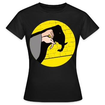 Handschattenpuppenspiel Puppen - Frauen T-Shirt - Schwarz - Vorne - AI Model Female 172 dark (172cm)