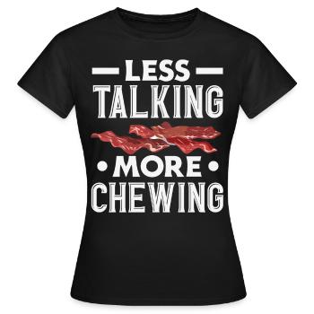 Beef Jerky Dealer Beef Jerky Costume - Women's T-Shirt - black - Front - AI Model Female 172 dark (172cm)