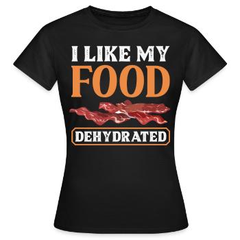 Boeuf Jerky Dealer Costume de Boeuf Jerky - T-shirt Femme - noir - Devant - AI Model Female 172 dark (172cm)