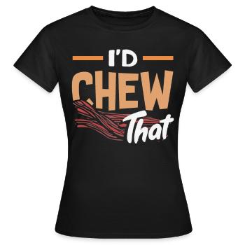 Boeuf Jerky Dealer Costume de Boeuf Jerky - T-shirt Femme - noir - Devant - AI Model Female 172 dark (172cm)