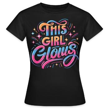 années quatre-vingt-dix - T-shirt Femme - noir - Devant - AI Model Female 172 dark (172cm)