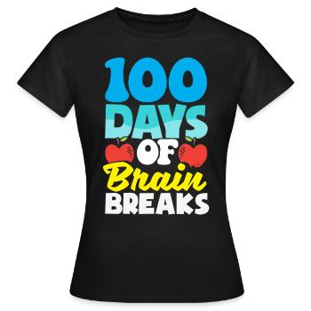 Schule Psych Berater Psychologie - Frauen T-Shirt - Schwarz - Vorne - AI Model Female 172 dark (172cm)