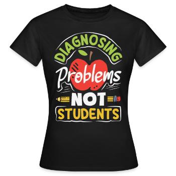 Schule Psych Berater Psychologie - Frauen T-Shirt - Schwarz - Vorne - AI Model Female 172 dark (172cm)