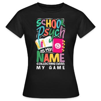 Schule Psych Berater Psychologie - Frauen T-Shirt - Schwarz - Vorne - AI Model Female 172 dark (172cm)