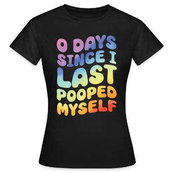 Funny Cooped Mir Badezimmer meme - Frauen T-Shirt - Schwarz - Vorne - AI Model Female 172 dark (172cm)