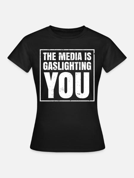 Echtes Professionelles Gaslighting - Frauen T-Shirt - Schwarz