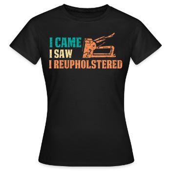 Restaurateur Meubles rembourrés - T-shirt Femme - noir - Devant - AI Model Female 172 dark (172cm)