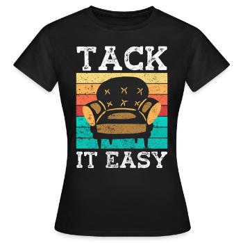 Restorer Upholstered Furniture - Women's T-Shirt - black - Front - AI Model Female 172 dark (172cm)