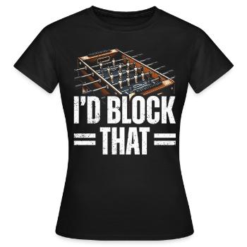 Tischfußballer Und Tischfußballer - Frauen T-Shirt - Schwarz - Vorne - AI Model Female 172 dark (172cm)