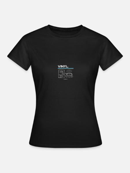 Collecteur de disques pour tourne-disques - T-shirt Femme - noir