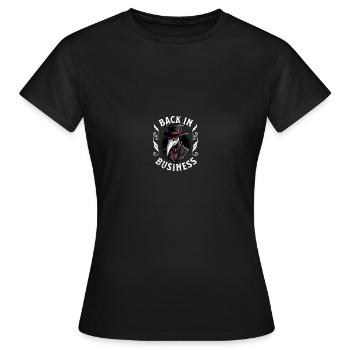 Plague Doctor Plague Doctor Doctor Medieval - Women's T-Shirt - black - Front - AI Model Female 172 dark (172cm)