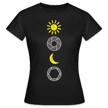 cover - Women's T-Shirt - black - Front - AI Model Female 172 dark (172cm)