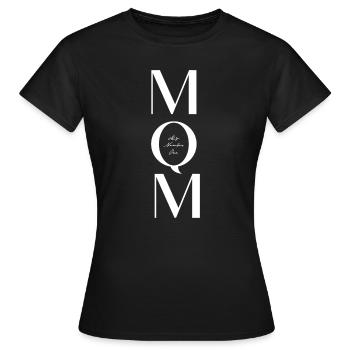 Maman - Mon numéro un - T-shirt Femme - noir - Devant - AI Model Female 172 dark (172cm)