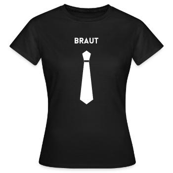 Junggesellinenabschied Braut JGA - Frauen T-Shirt - Schwarz - Vorne - AI Model Female 172 dark (172cm)