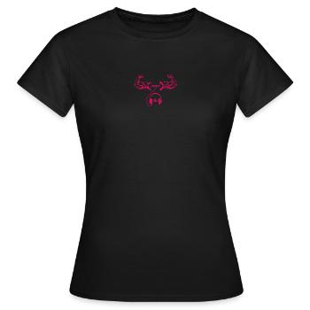 Musique de salle de sport Chemise Écouteurs d’entraînement Casque haltère - T-shirt Femme - noir - Devant - AI Model Female 172 dark (172cm)