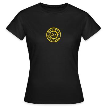 Official DJ - Frauen T-Shirt - Schwarz - Vorne - AI Model Female 172 dark (172cm)