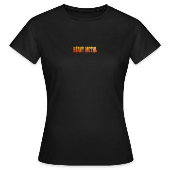 HEAVY METAL - Women's T-Shirt - black - Front - AI Model Female 172 dark (172cm)